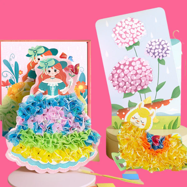CraftivaKids - Ignite Creativity with Clean Fabric Art Fun