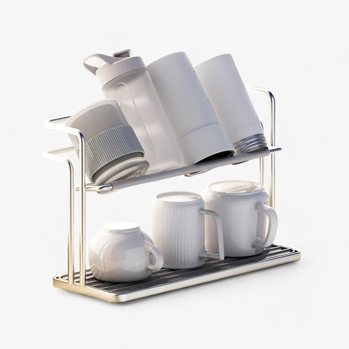 CupEase - Double Your Cup Storage and Dry Faster Instantly