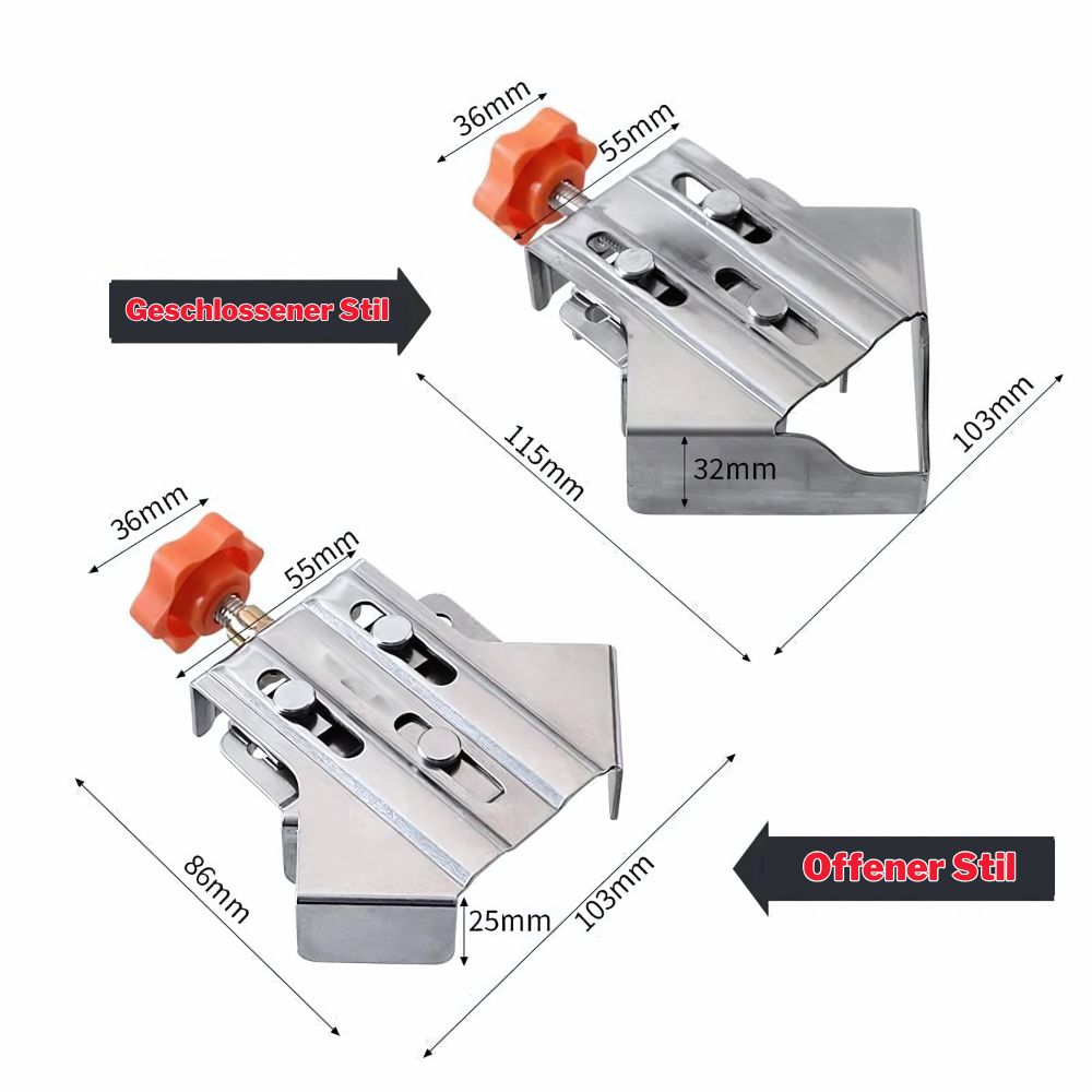 1+1 FREE | PreciseAngle - Stainless Steel Corner Clamps