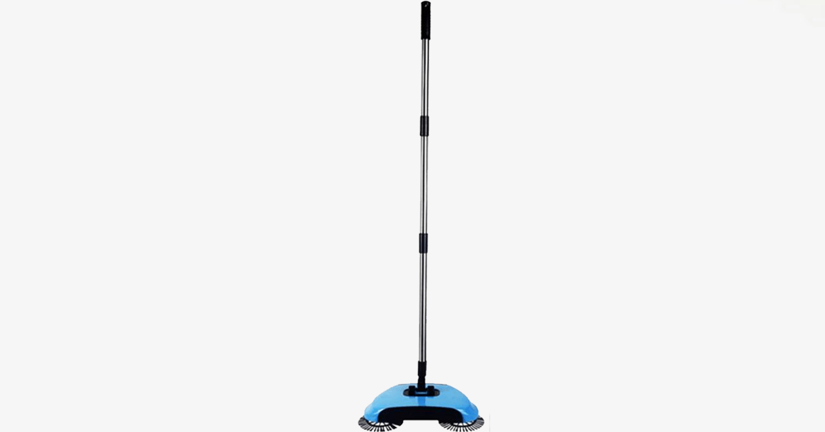 SweepFlex360 – Cleans Every Corner Without Bending or Back Pain