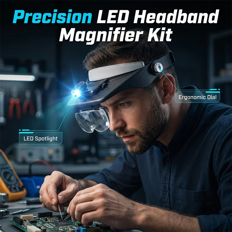 DetailScope – See tiny details hands-free with bright LED clarity