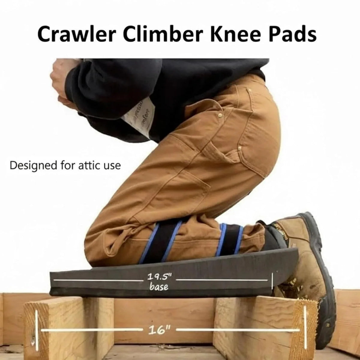 CrawlPro – Pain-Free, Stable Knee Support