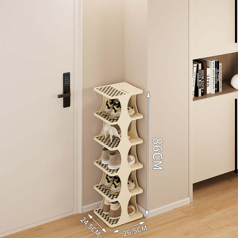 SpaceDrip – Instantly Clear Floors with Stackable Vertical Shoe Rack