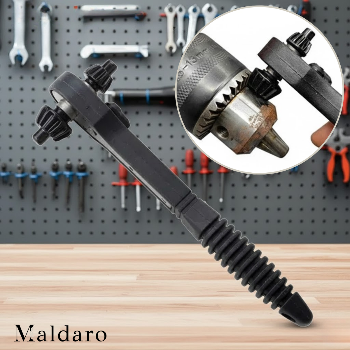 GripTight Pro – Drill Chuck Quickly and Effortlessly Tighten and Loosen