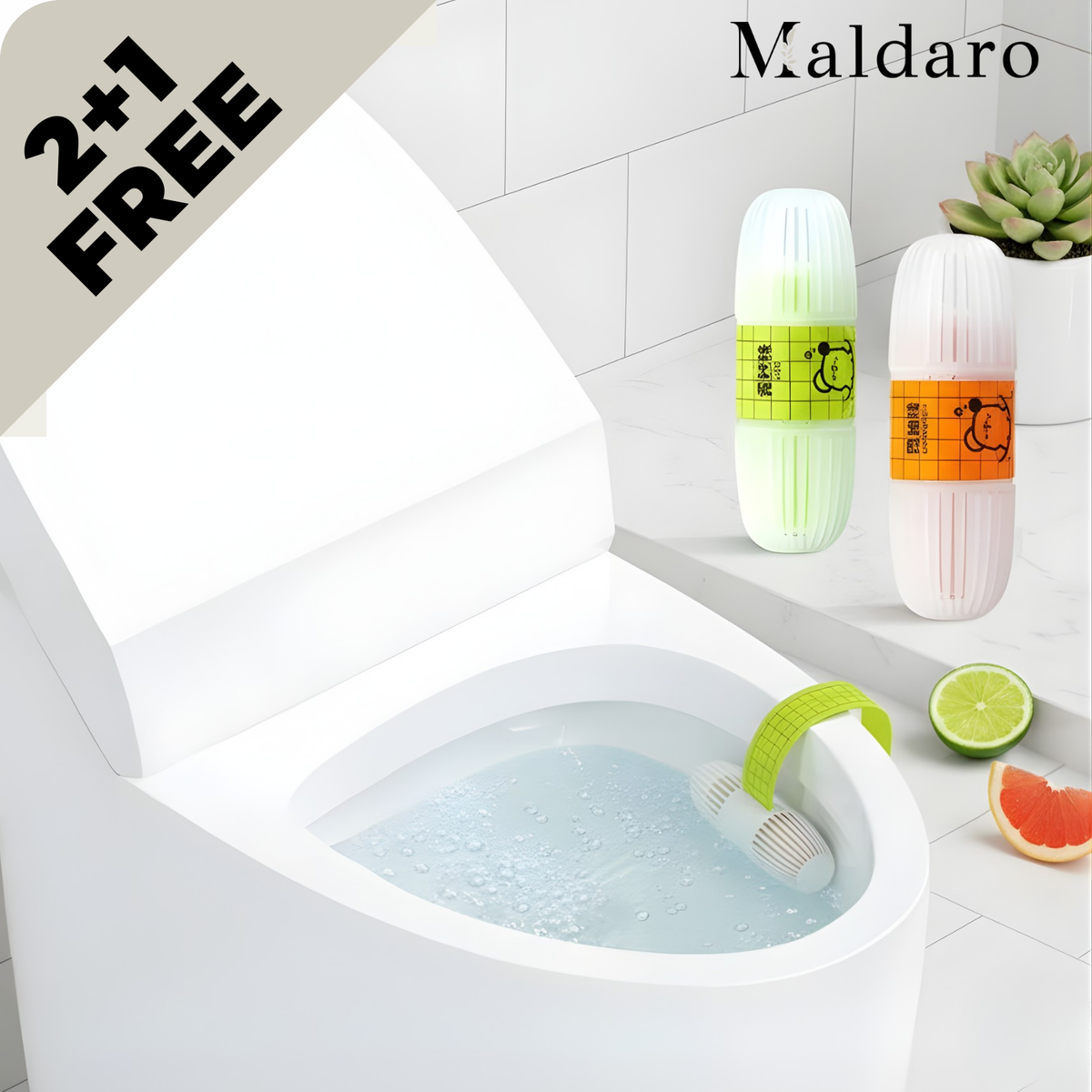 2+1 FREE | PureScent – Finally a fresh toilet without effort!