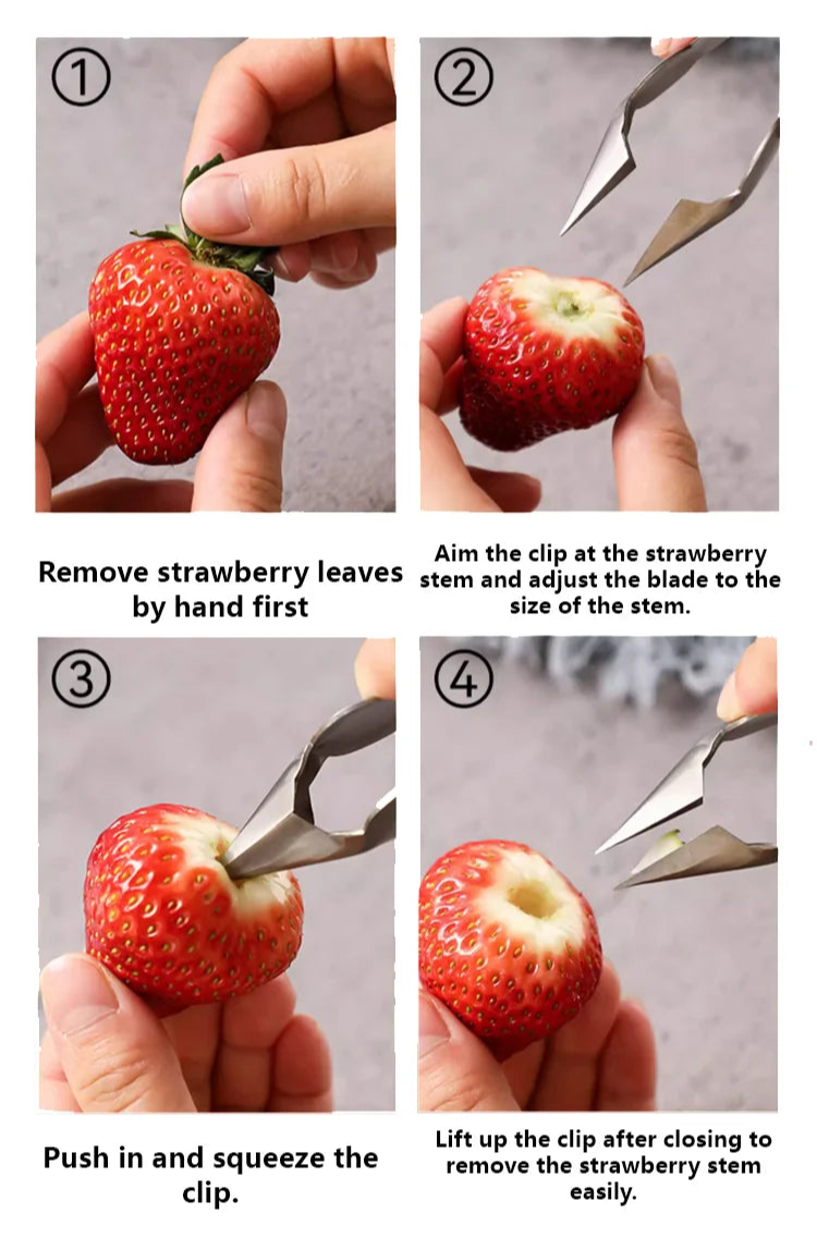 PineappleSwift - Quickly Removes Fruit Stems Without Crushing or Mess