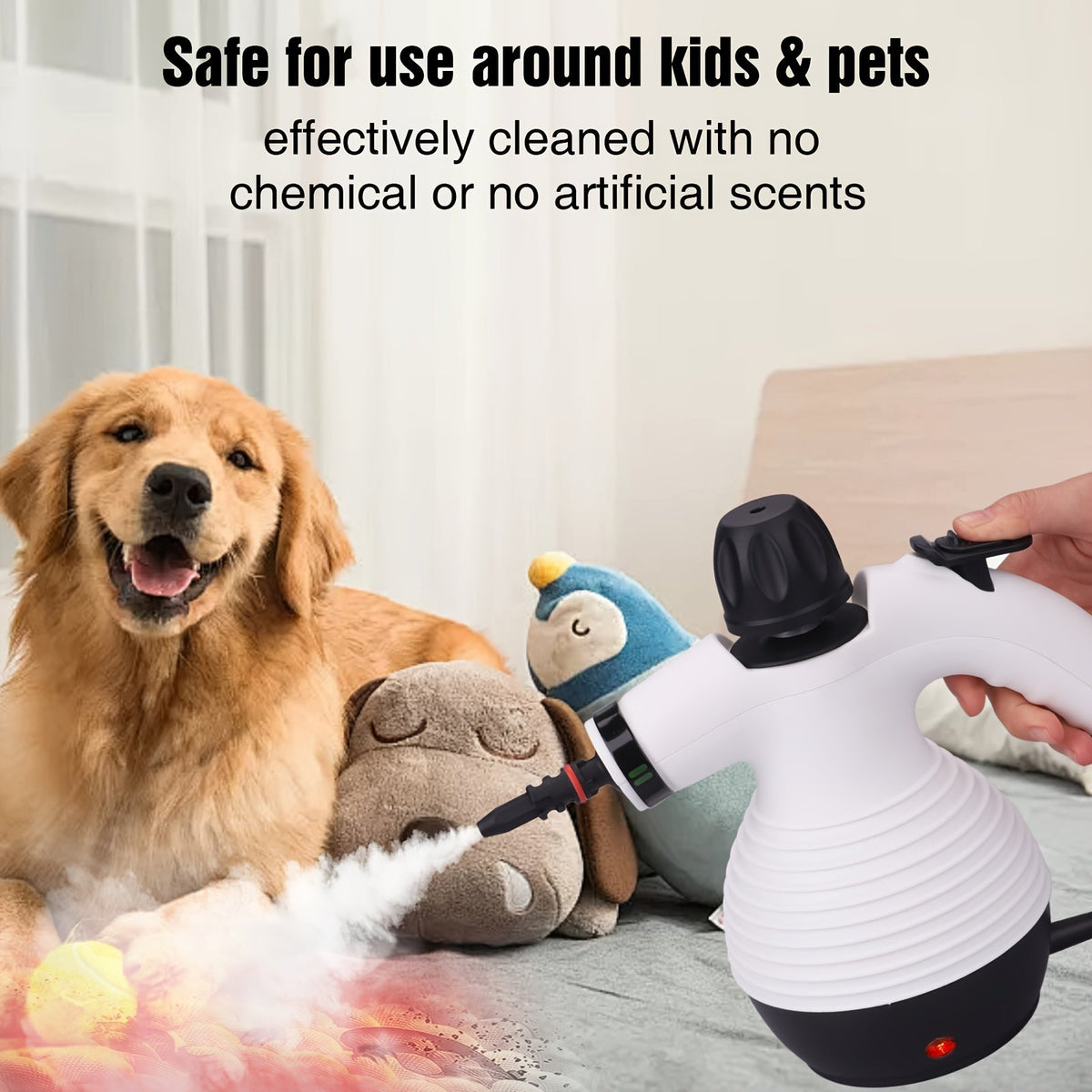 SteamPura - Kills 99.9% of Germs and Effortlessly Removes Stubborn Dirt