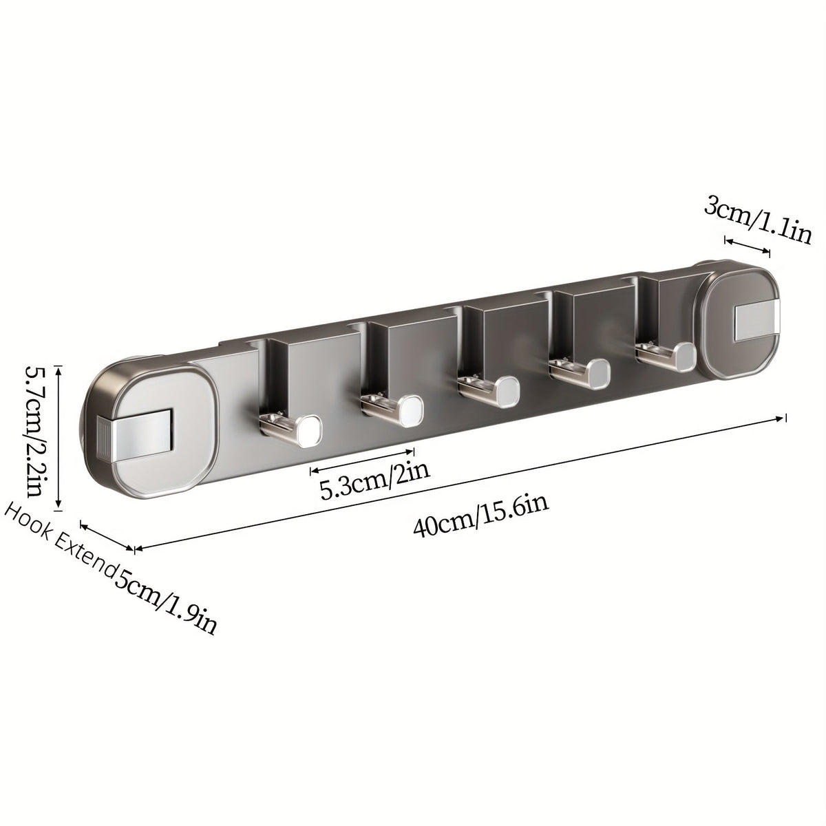 1+1 FREE | OrganizeEase – wall-mounted storage solution without damage, providing instant order