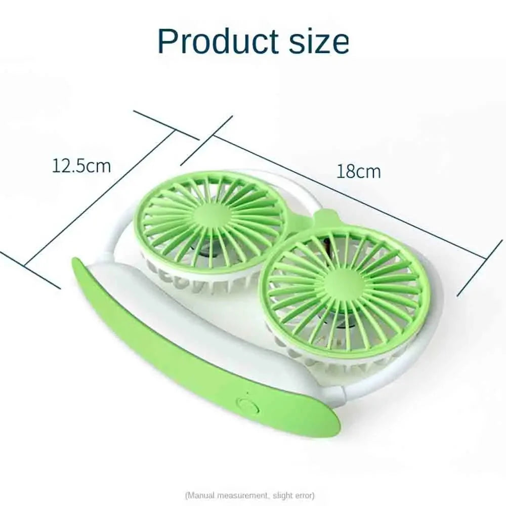 DoubleBreeze – Instant Hands-Free Cooling Wherever You Go