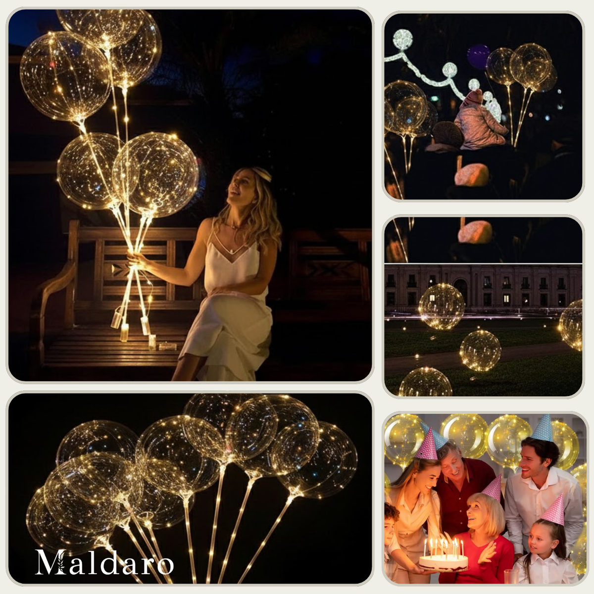 5+5 FREE | PartyGlow – Transform Every Party with Warm, Reusable LED Balloon Spotlight