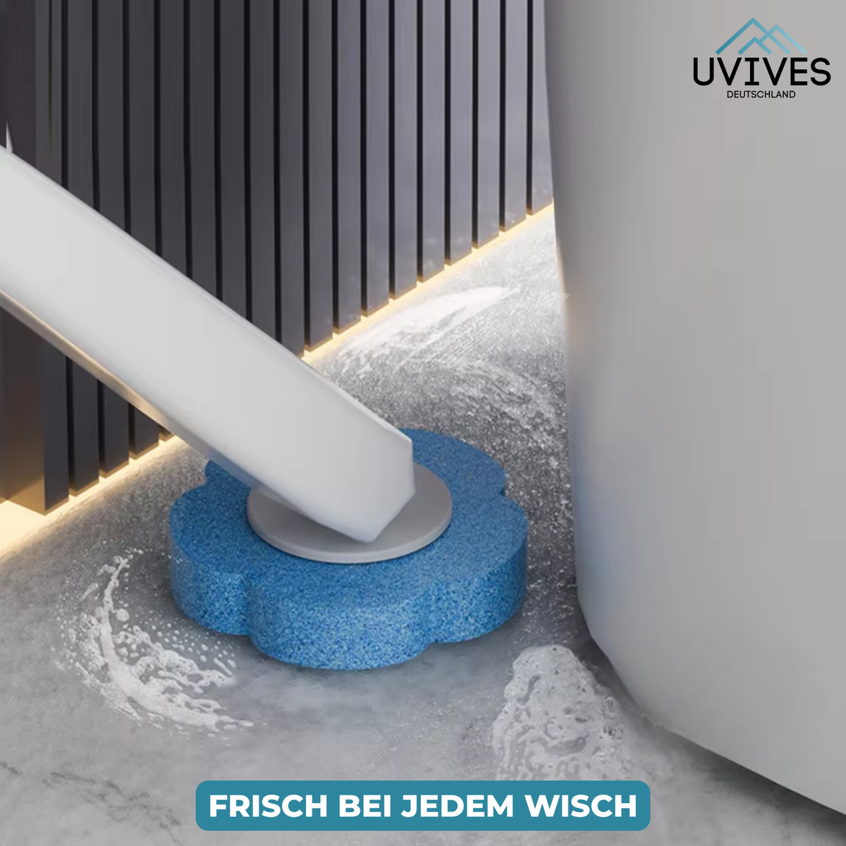 CleanGrip – Hygienically clean toilet without scrubbing