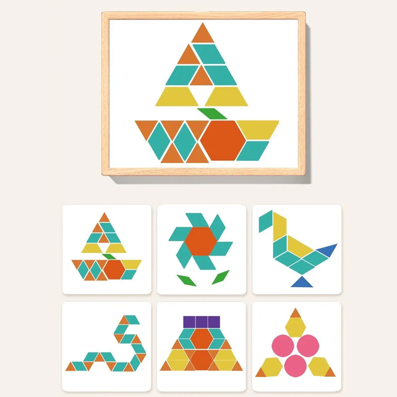 PlayMagix - Enhance Creativity and Brain Performance with Magnetic Wooden Building Blocks