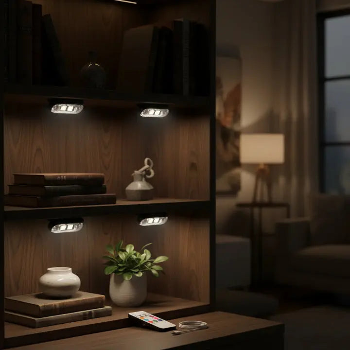 2+2 FREE | LumaStrobes – Wireless LED Lights Illuminate Any Room Instantly