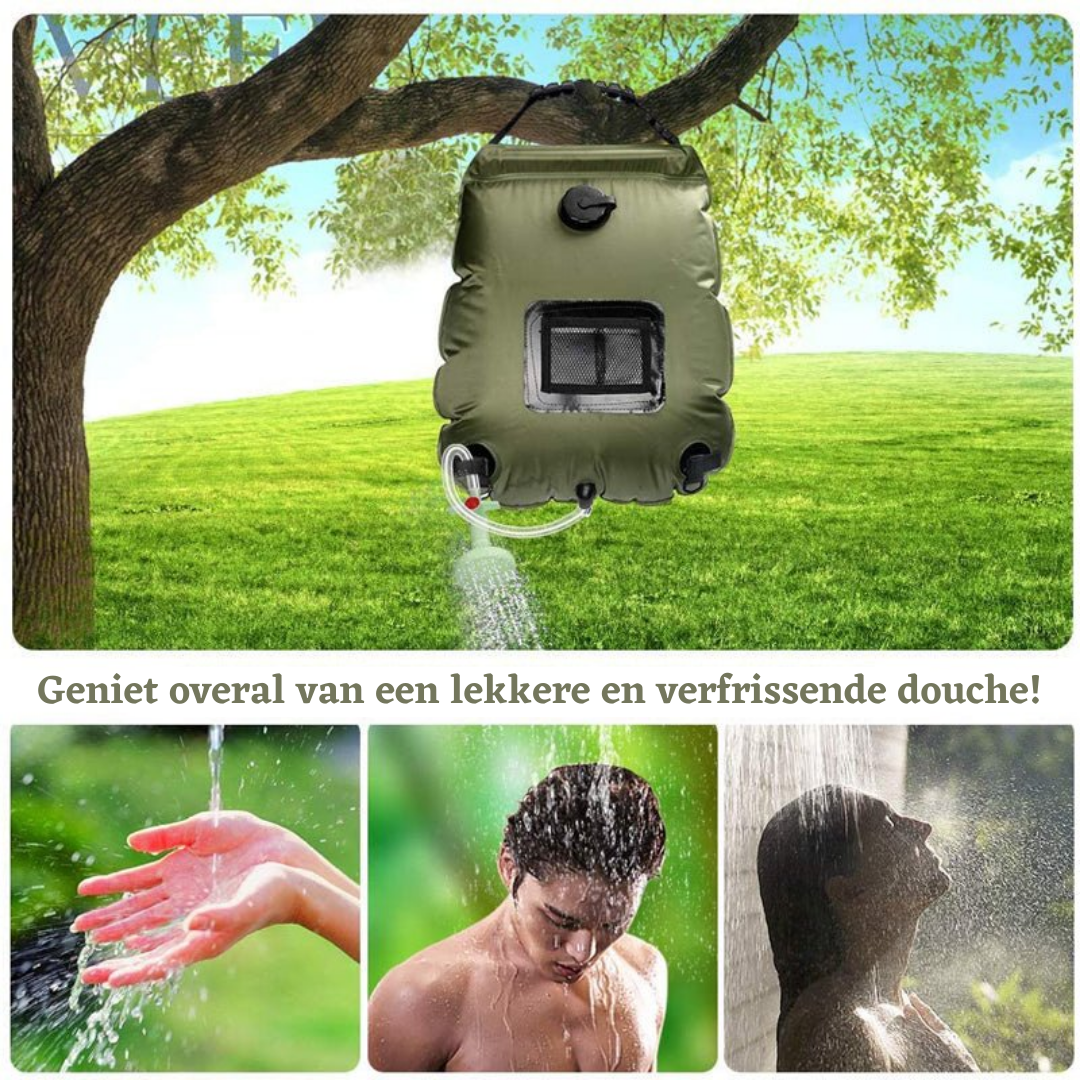 SunSplash - Warm Showers Anywhere Without Electricity