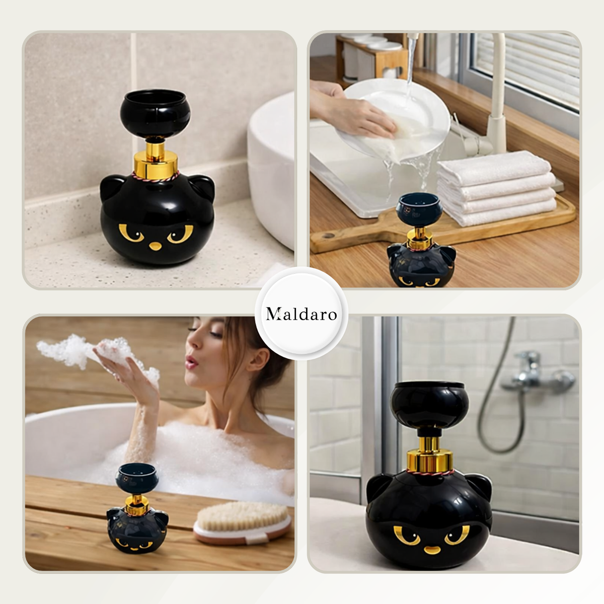 1+1 FREE | PawPure - Hands-Free Hygiene with Fun Cat Paw Foam Dispenser