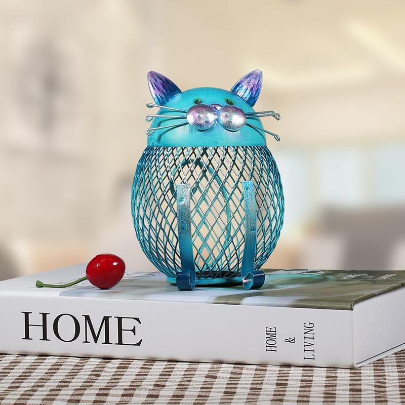 BluePurrCoin – Durable Cat Piggy Bank for Stylish, Secure Saving