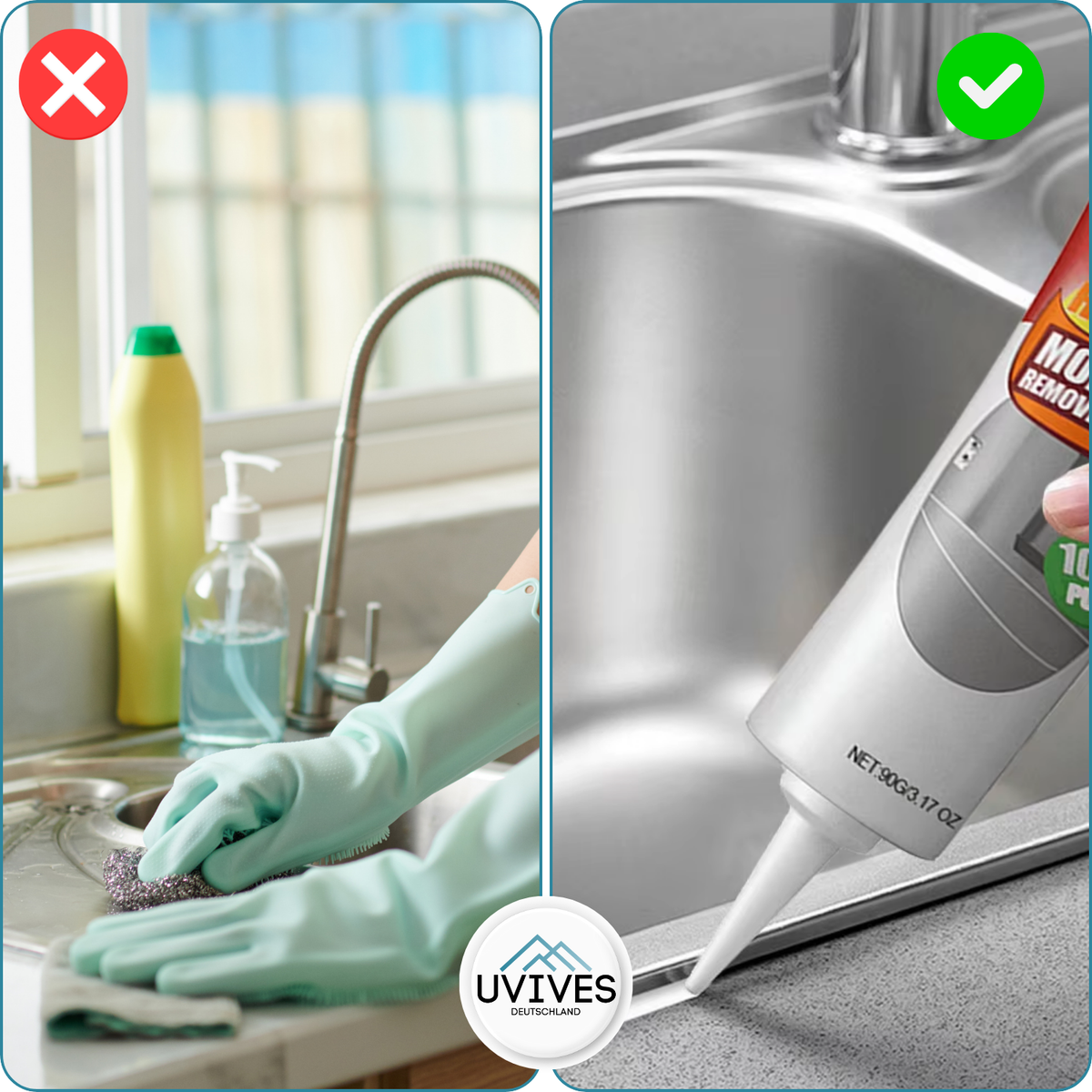 1+1 FREE | MoldFix Mold Remover | Powerful & Fast Acting | Long-lasting Protection | Odor Eliminating