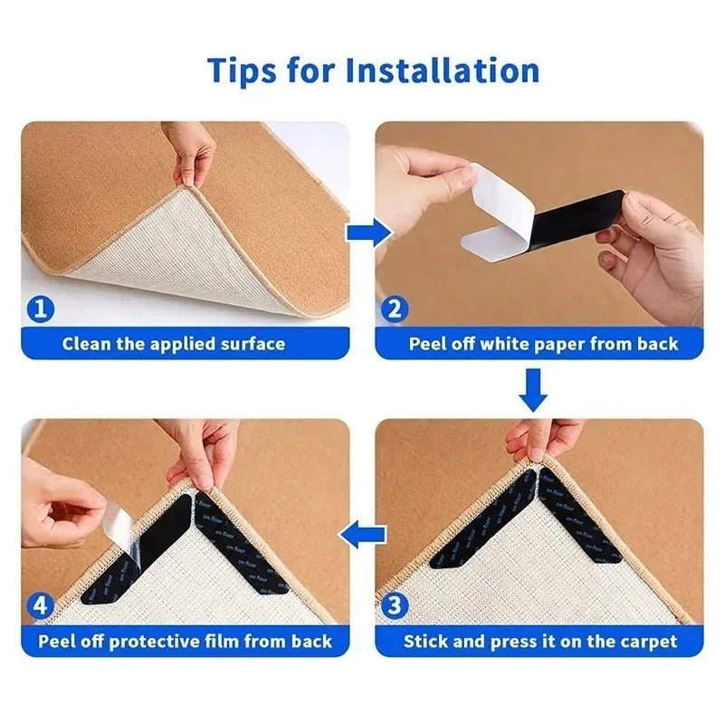 GuroSticker — No More Slipping Rugs and Dangerous Corners