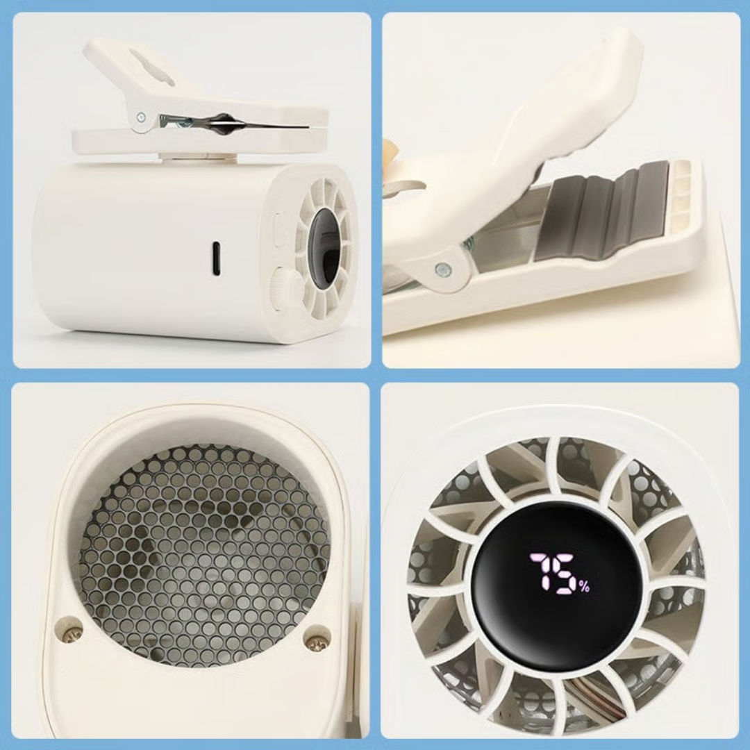 ClipZephyr – Instant Hands-Free Cooling Wherever You Go