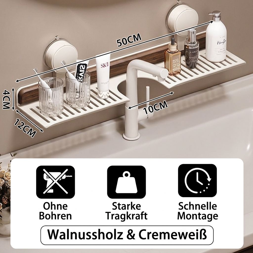 SuctionNest - Instantly Eliminate Bathroom Clutter Without Drilling Walls