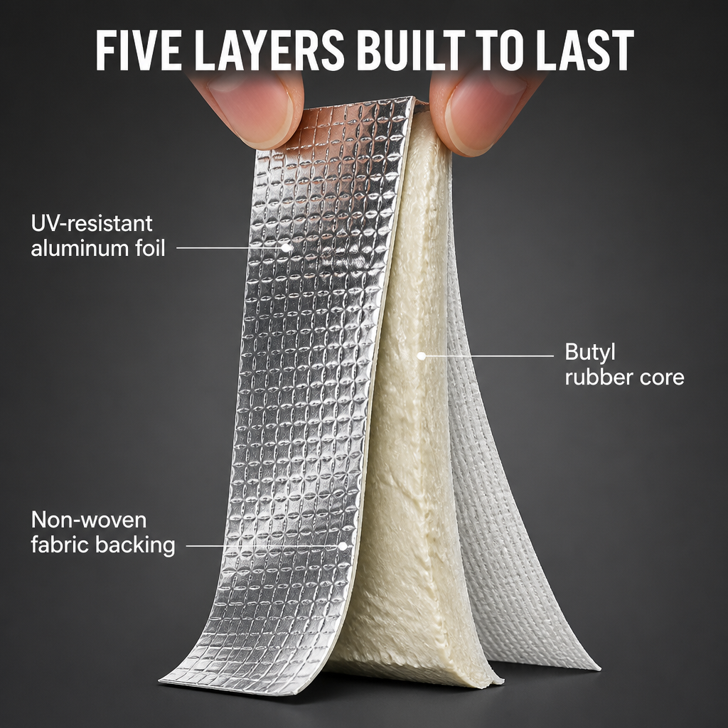 LeakGuardX – Stops leaks immediately and holds in any weather
