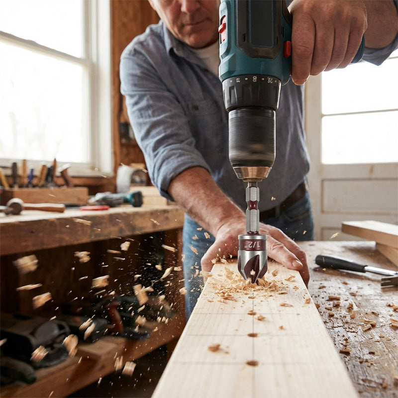 DrillPro - Achieve perfectly smooth, splinter-free holes every time