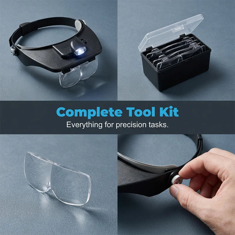DetailScope – See tiny details hands-free with bright LED clarity