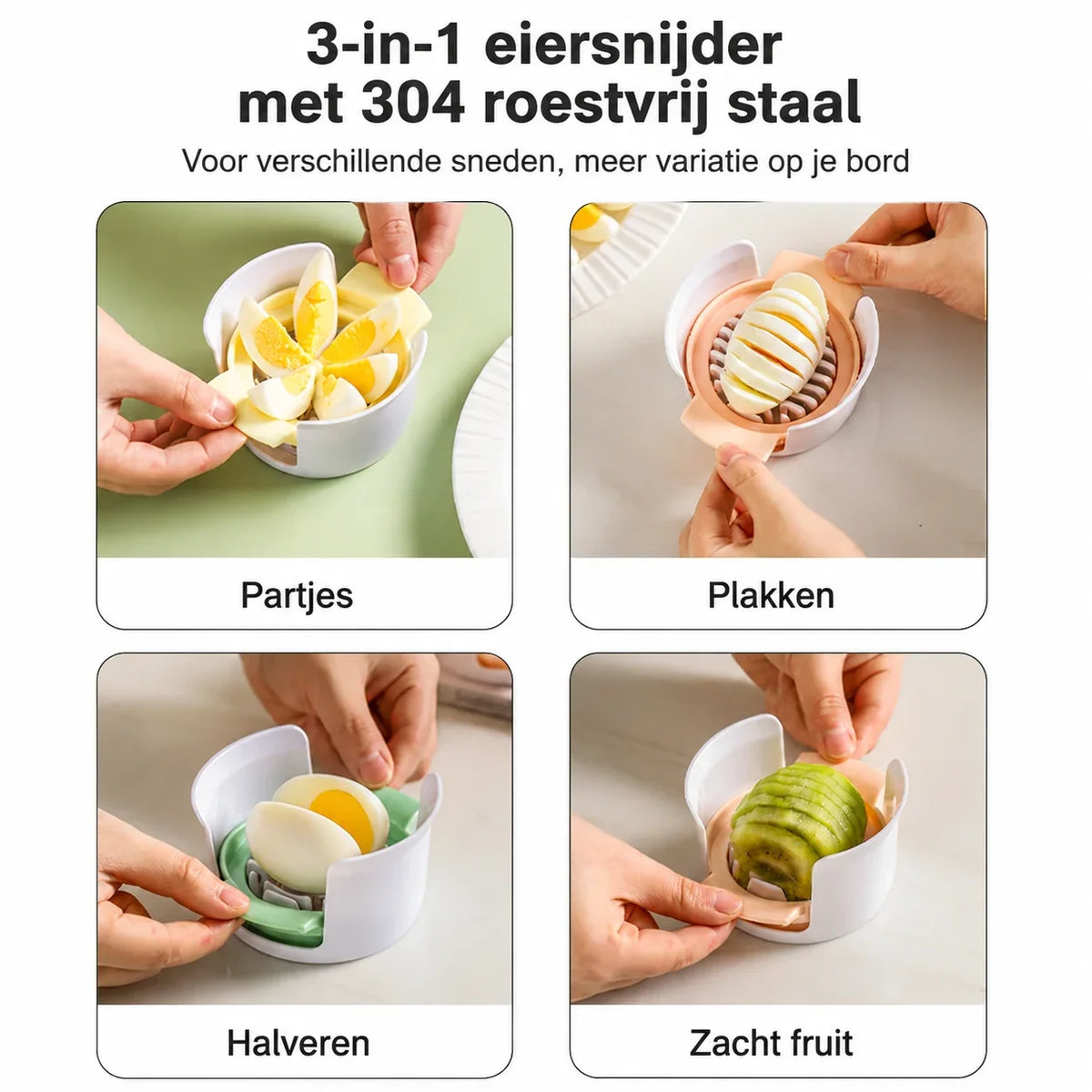 Egg-nial - Perfectly sliced eggs every time