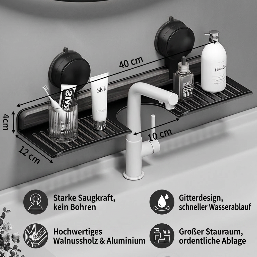 SuctionNest - Instantly Eliminate Bathroom Clutter Without Drilling Walls