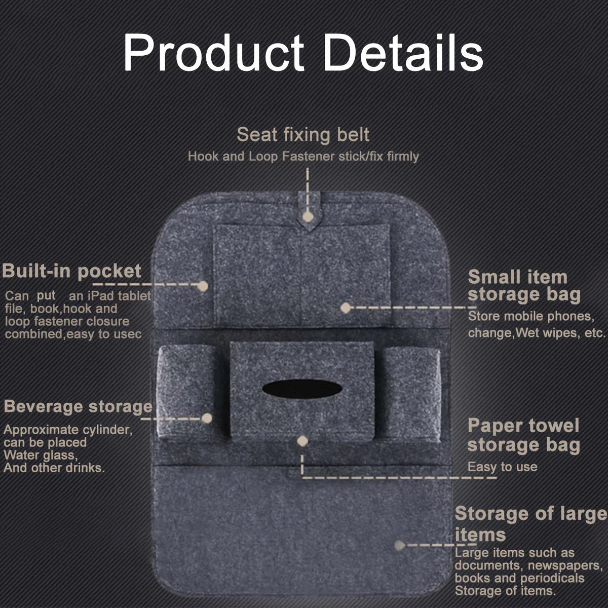 BackRideTidy – No More Chaos in the Back Seat with Perfect Organization