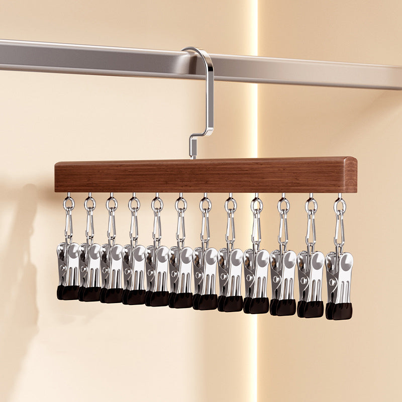 ClosetHaven - Maximize Closet Space with Rotatable Clothes Hanger with 8 Hooks and 360° Rotation
