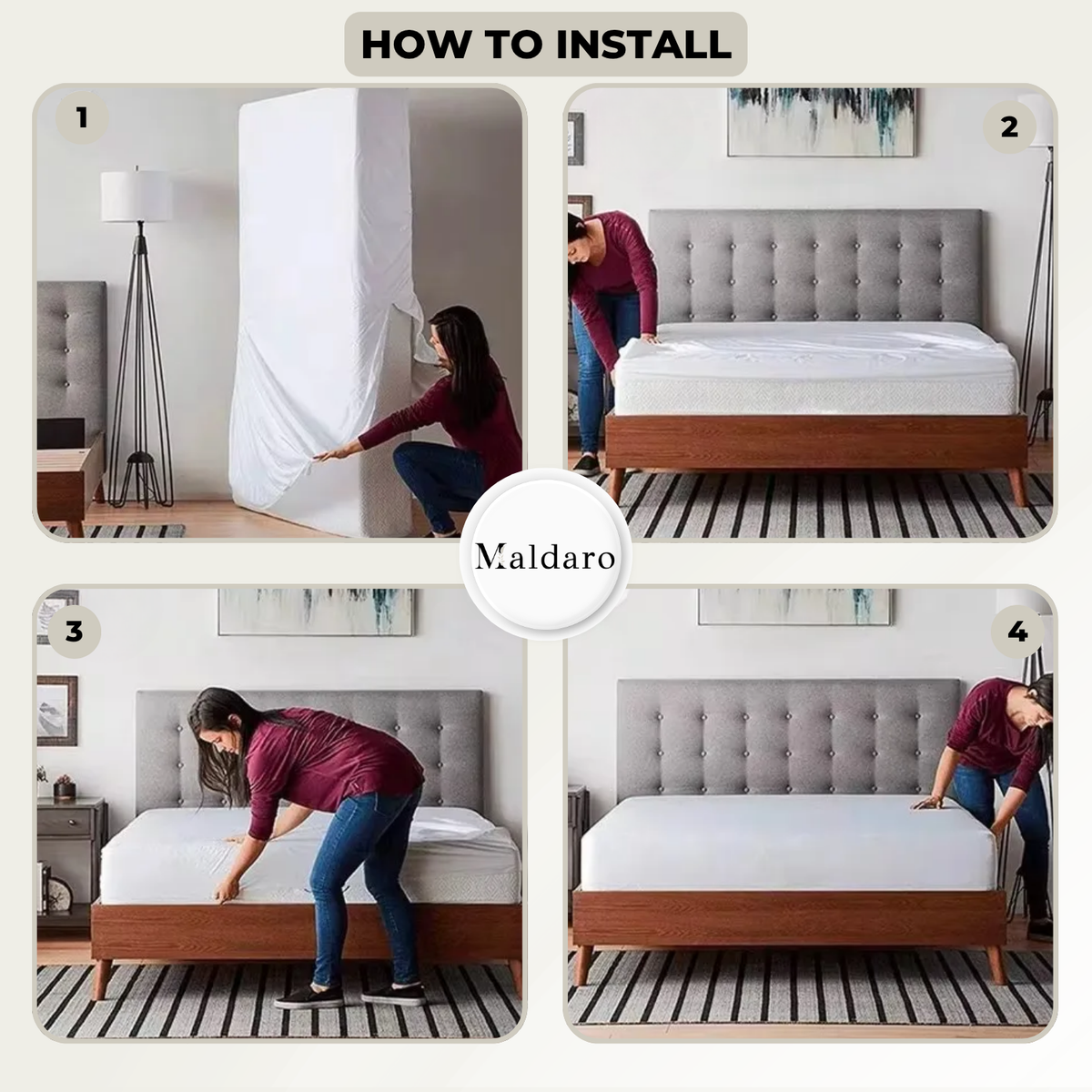 DreamPad Mattress Cover | Luxurious & Breathable | Hygienic Protection | Soft & Washable