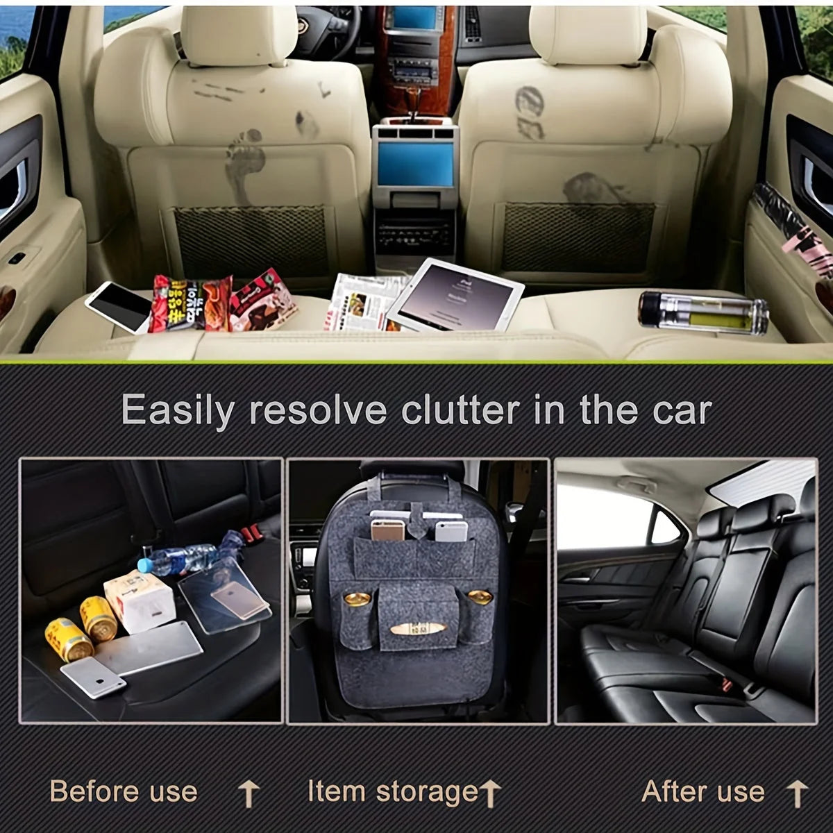 BackRideTidy – No More Chaos in the Back Seat with Perfect Organization