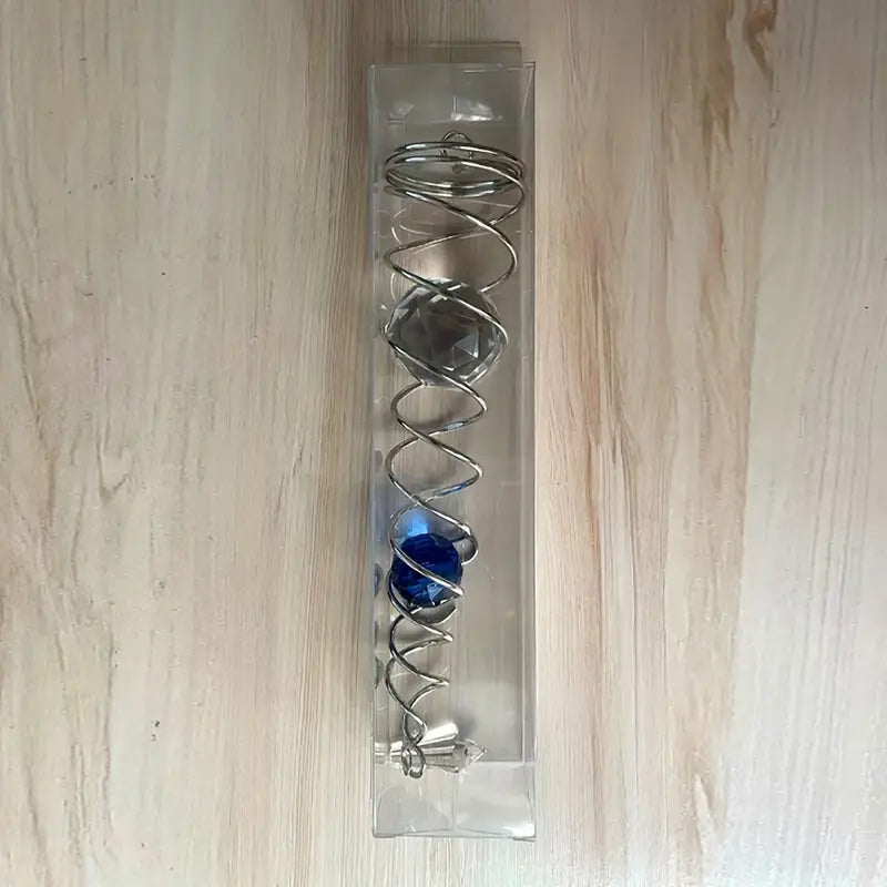 1+1 FREE | CrystalTwister - Metal Crystal Spiral Wind Chime