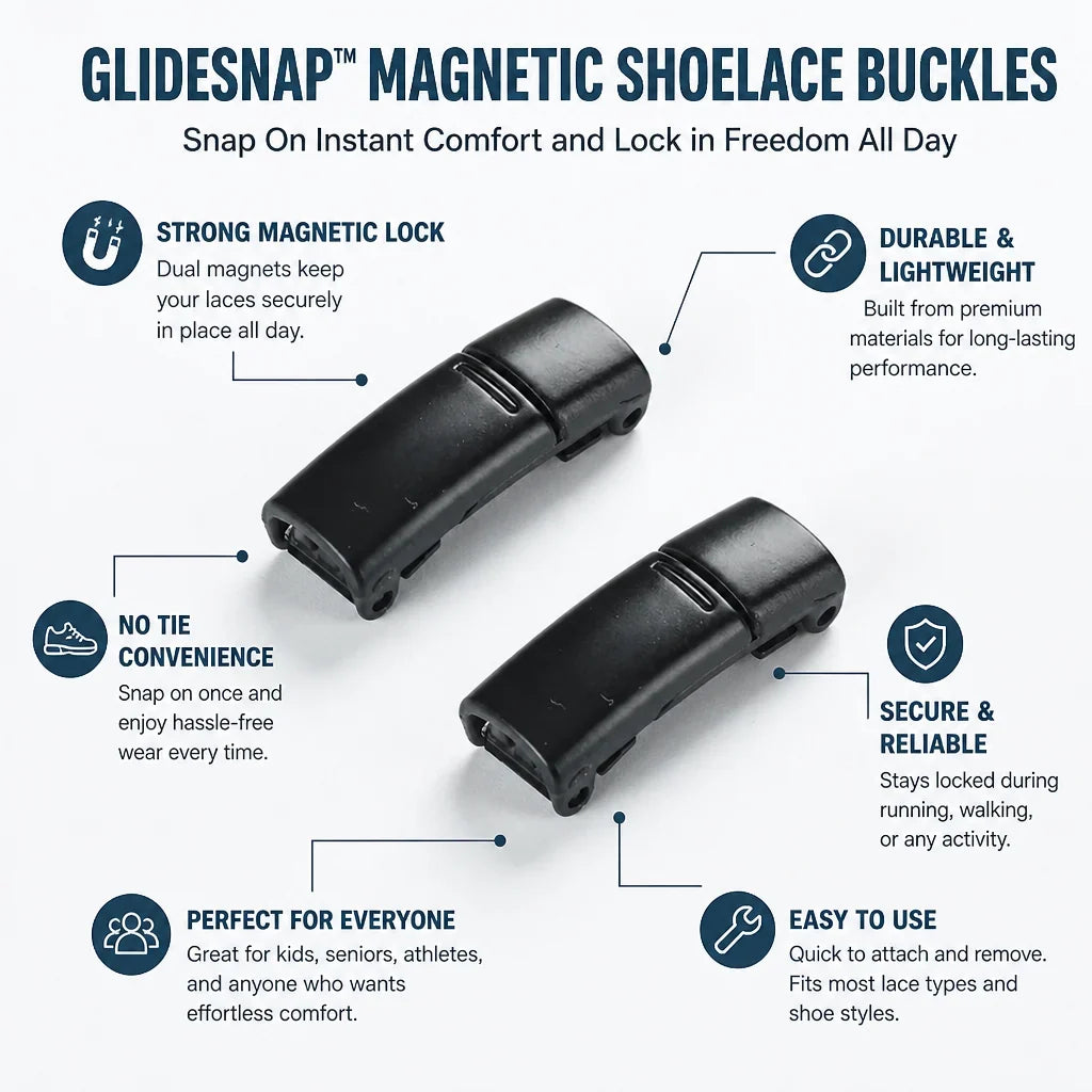 1+1 FREE | MagneticBuckle - Secure Shoes Instantly