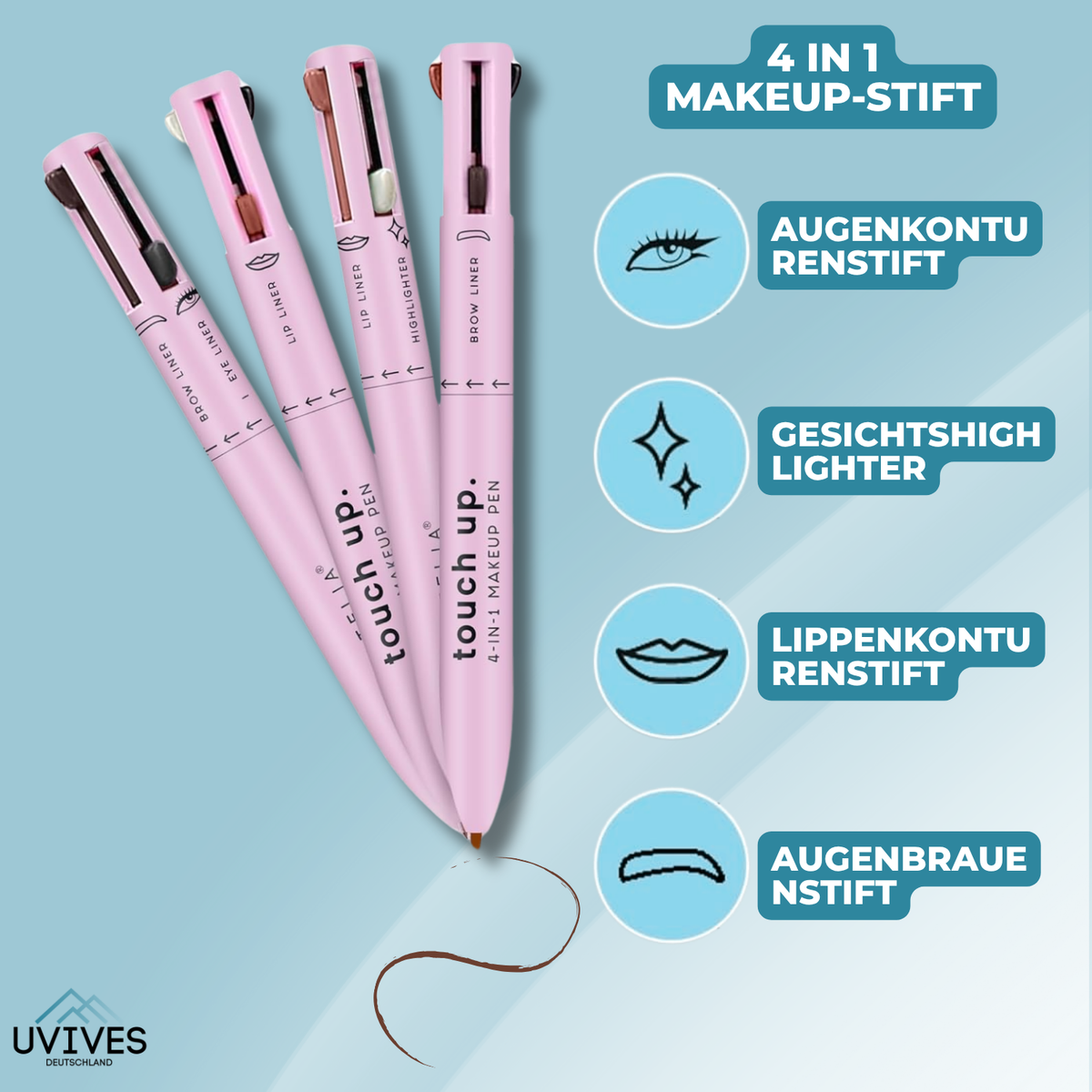 GlamLine – Your 4-in-1 Beauty Helper for On the Go
