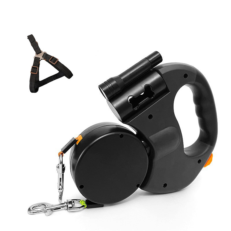 DoggieTame - Ultimate Tangle-Free Control and Safe Night Walks