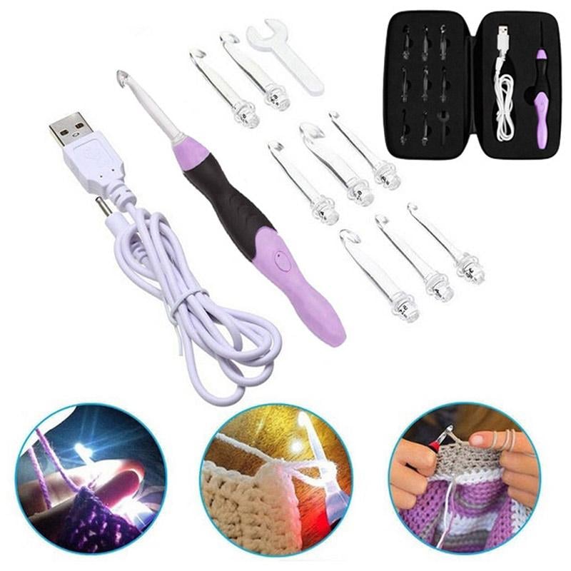 GlowCraft – Comfortable Crocheting Anytime with Built-in LED Light