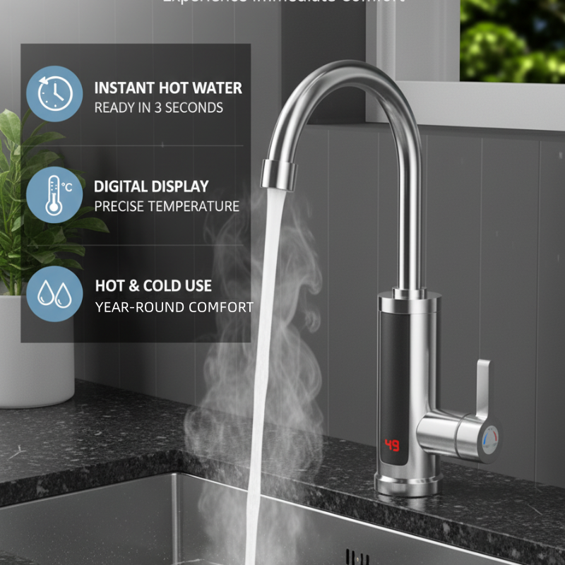 QuickFlow – Instant Hot Water on Demand for Faster Kitchen Tasks