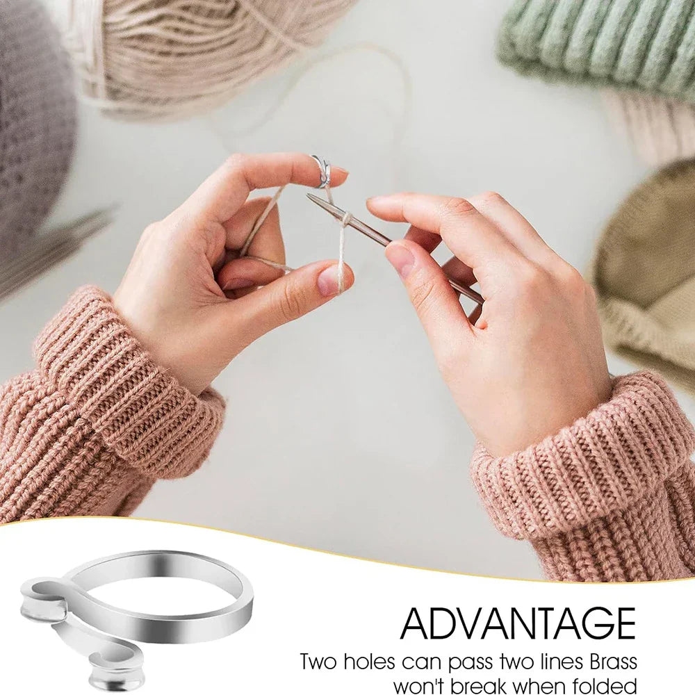 1+1 FREE | CrochetRing – Longer Crocheting Without Hand Strain or Yarn Breakage