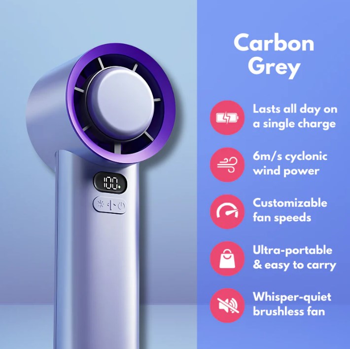 CycloBreeze – Stay Cool Anywhere for Up to 16 Hours