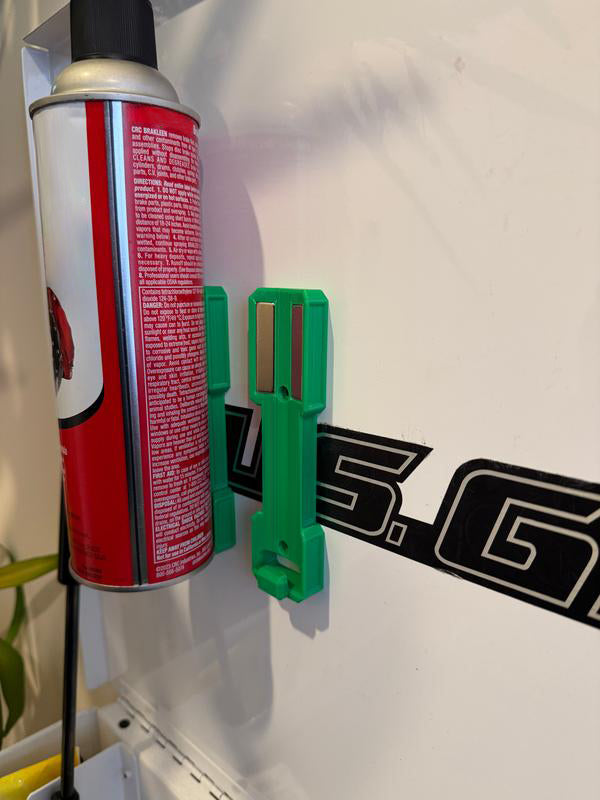 MagnaGripHolder - Securely Organize Spray Cans, Instantly Free Up Workspace
