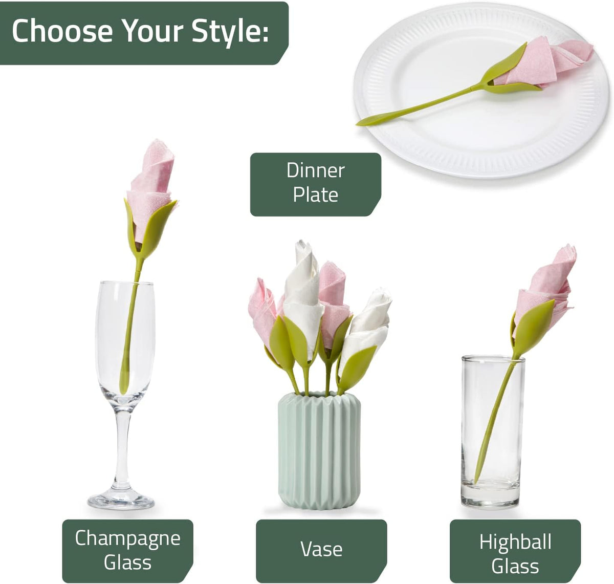 1+1 FREE | BloomCraft – Instantly transform napkins into impressive flower arrangements