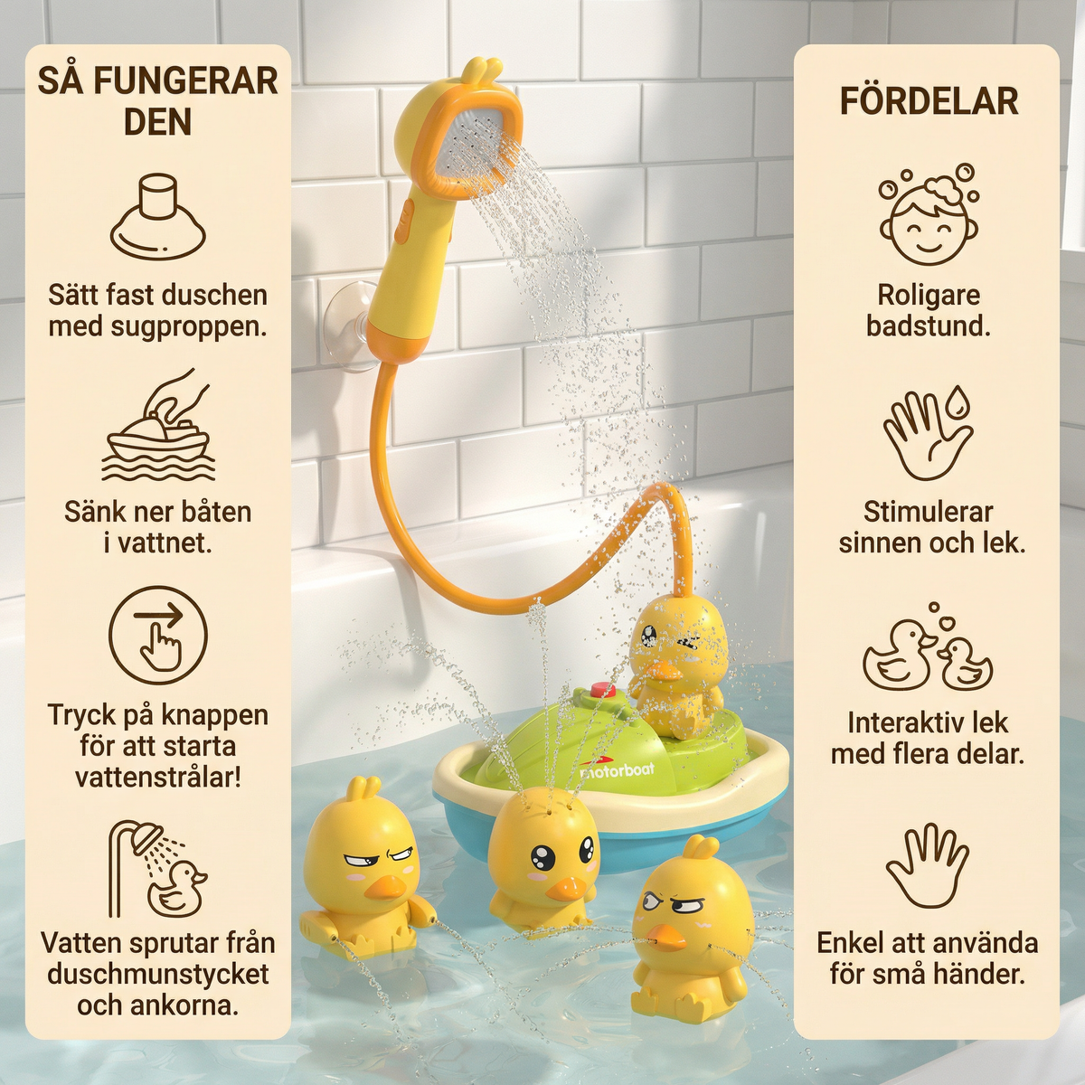 SplashWharf – Makes bath time a fun water adventure