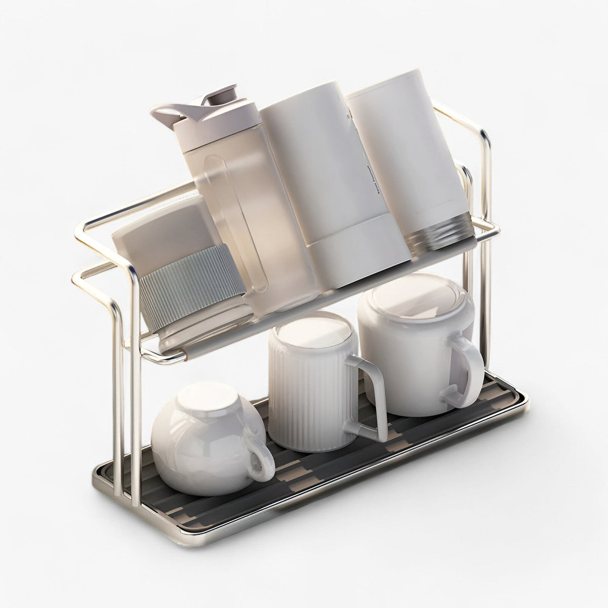 CupEase - Double Your Cup Storage and Dry Faster Instantly