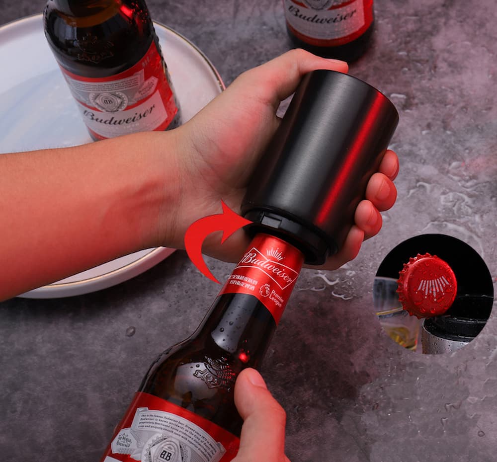 CapSnatch - Instantly open bottles with a simple press