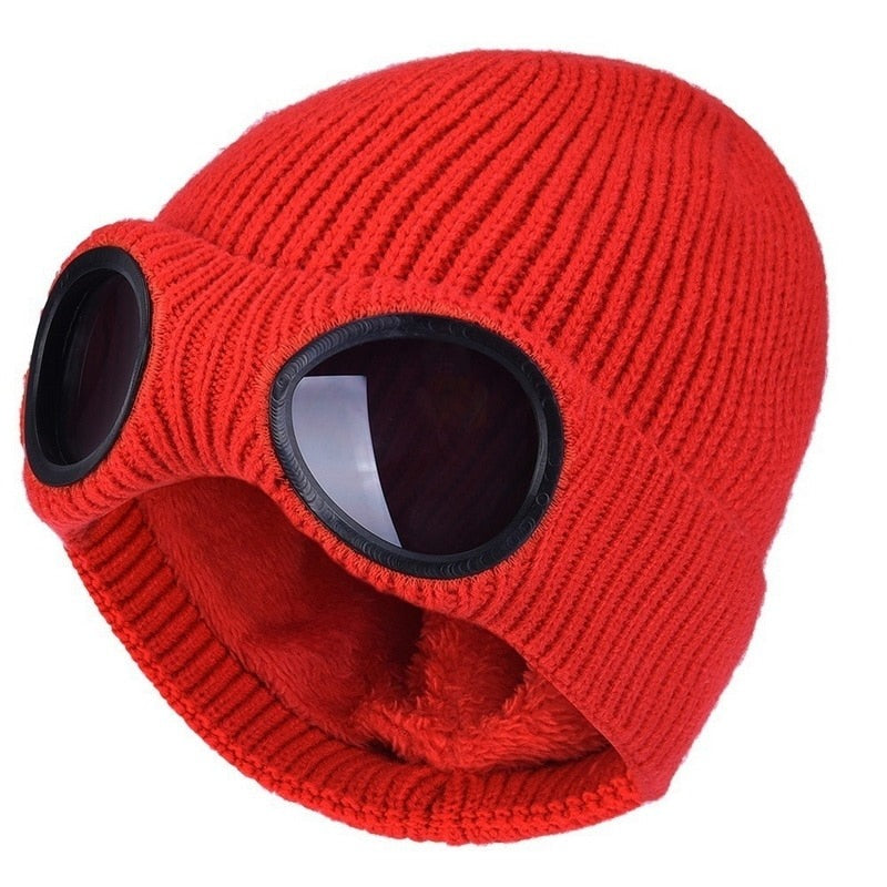 ChillBonnet – Ultimate Warmth and Windproof Style with Removable Protective Goggles