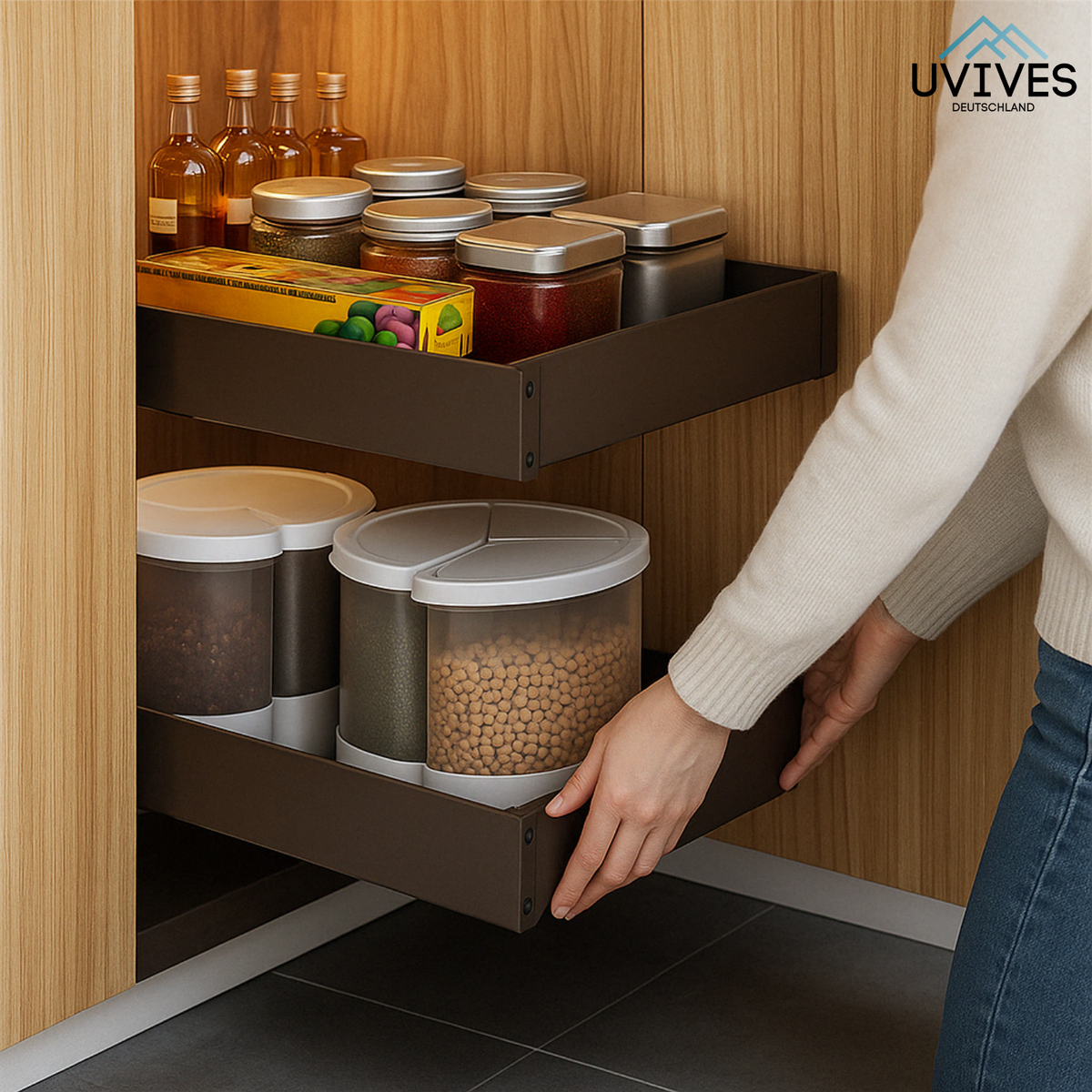 StackEase – The clever kitchen cabinet organizer!