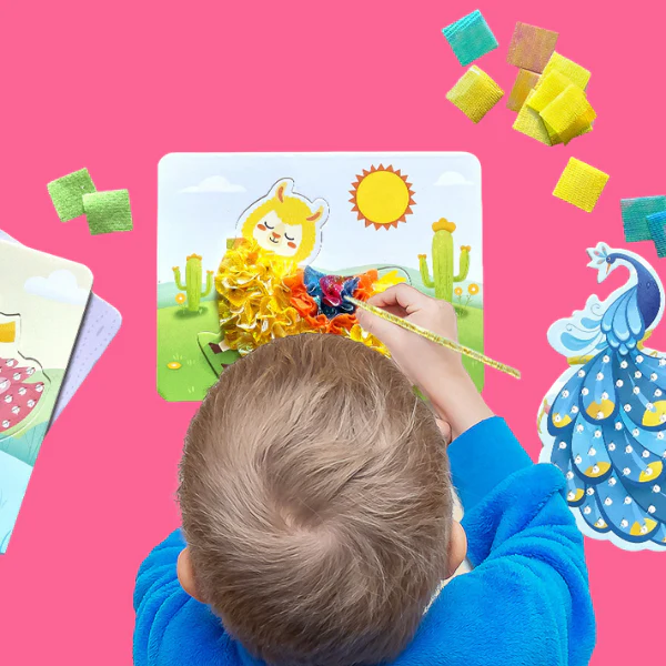 CraftivaKids - Ignite Creativity with Clean Fabric Art Fun