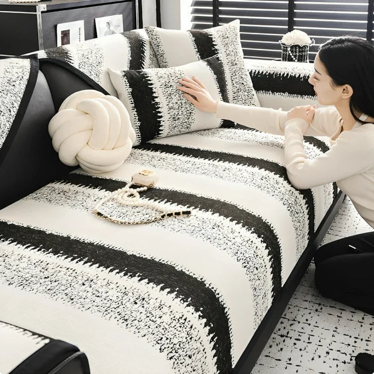 StripeGuard - Keeps the Sofa Cover Perfectly in Place
